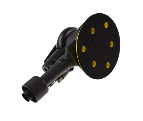 Lixadeira pneumática de vácuo central com almofada de lixa de 150 mm com órbita de 5 mm