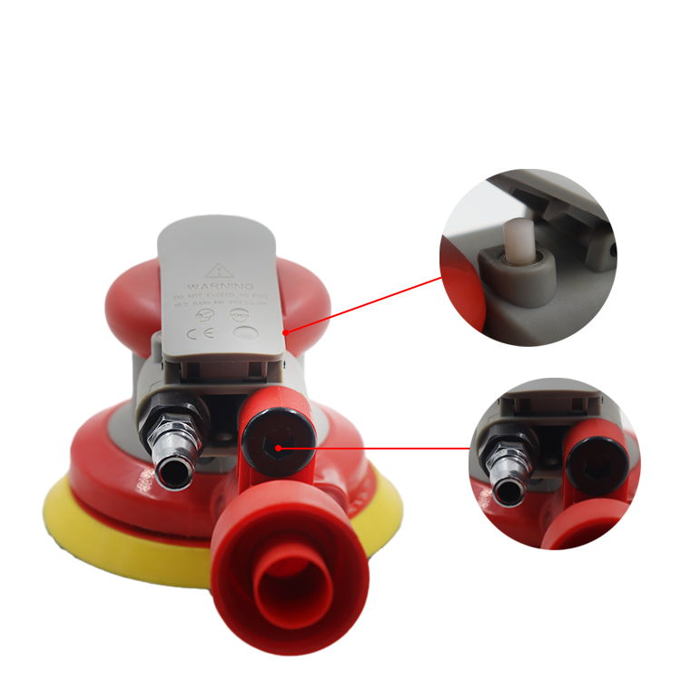 Sander orbital de ar auto-v&aacute;cuo de 8mm