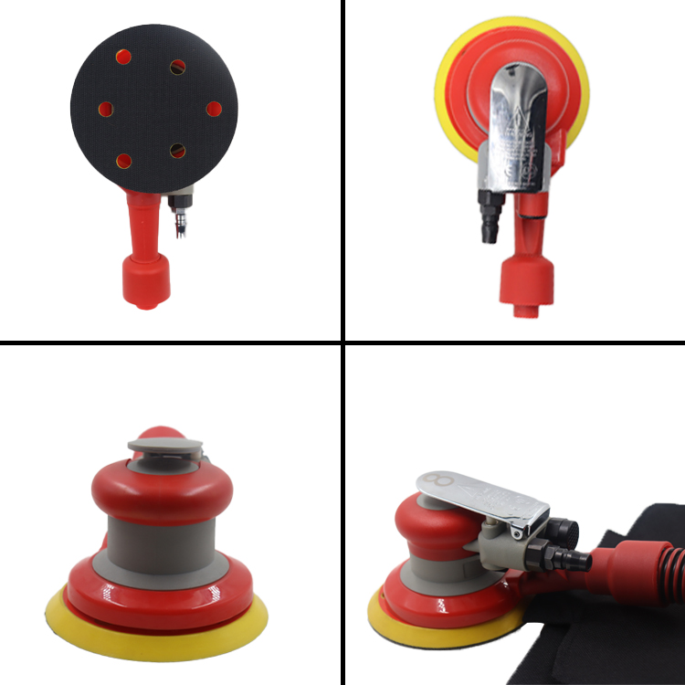 Sander orbital de ar auto-v&aacute;cuo de 8mm