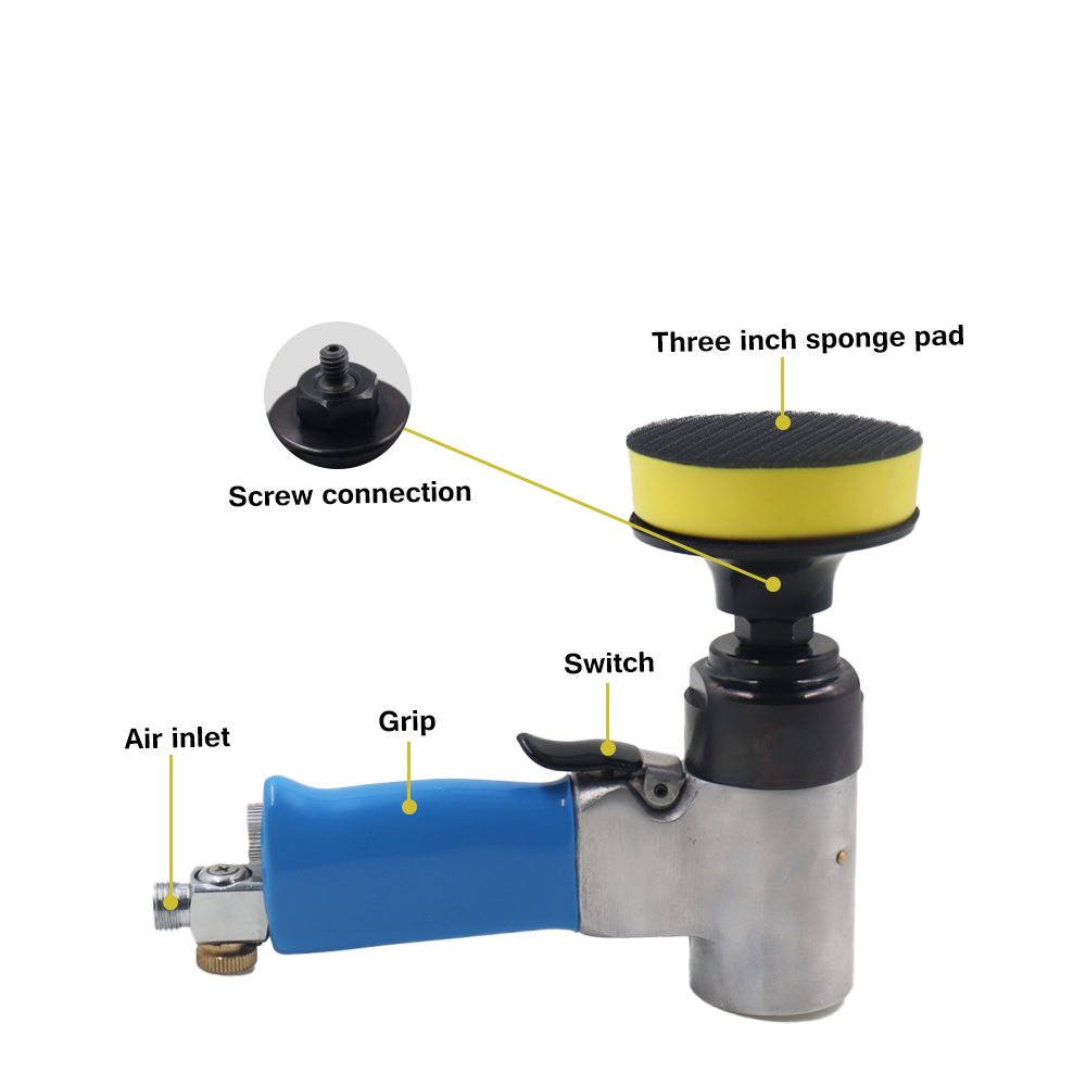 M&aacute;quina de polimento pneum&aacute;tico