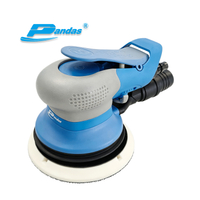 PANDAS Moedor seco pneumático de grau industrial, 5 polegadas, auto sucção, polimento de móveis de carro, lixa pneumática
